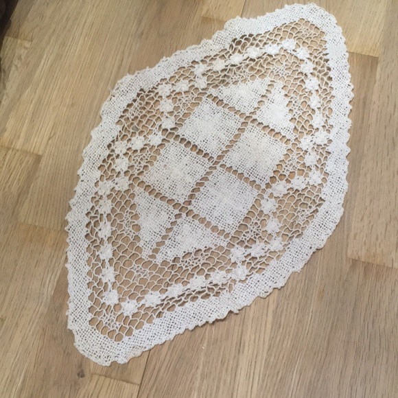 Vintage doily handkerchief gramma delicate femme - Picture 7 of 8